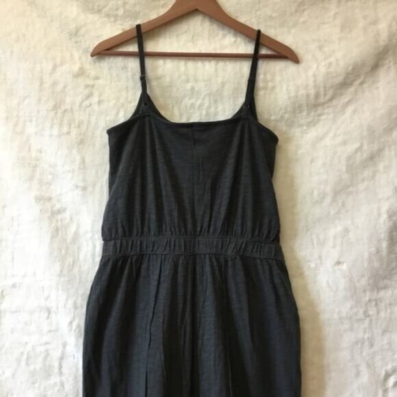 UpWest Gray Spaghetti Strap Wide Leg Jumpsuit - Picture 9 of 12